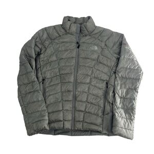 The North Face Jacket Womens Medium Grey‎ Summit Series 800 Puffer Winter Coat